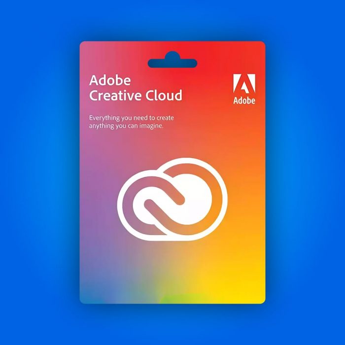 Adobe Creative Cloud 1 Aylık Hesap