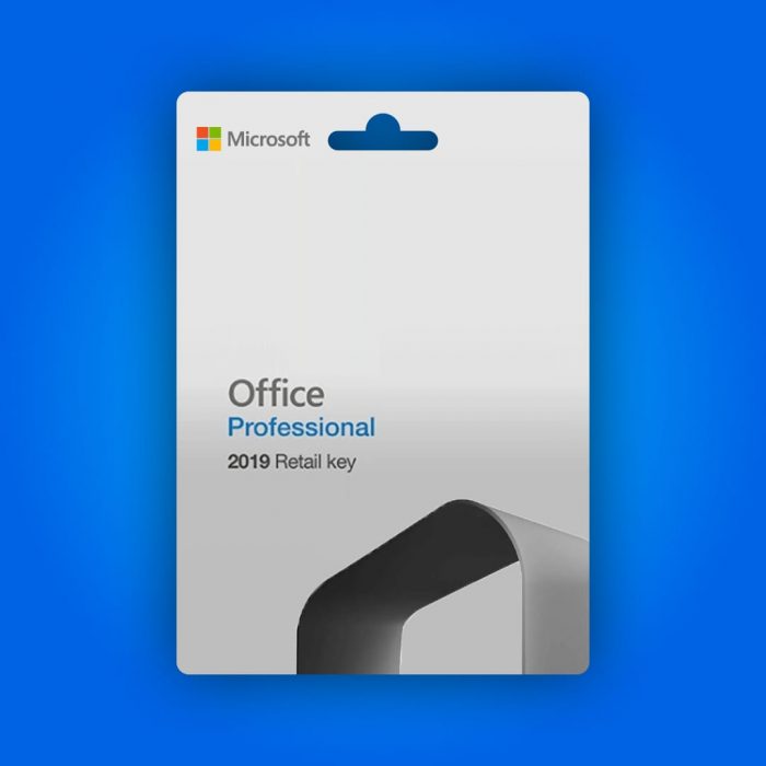 Microsoft Office 2019 Professional Retail Lisans Anahtarı