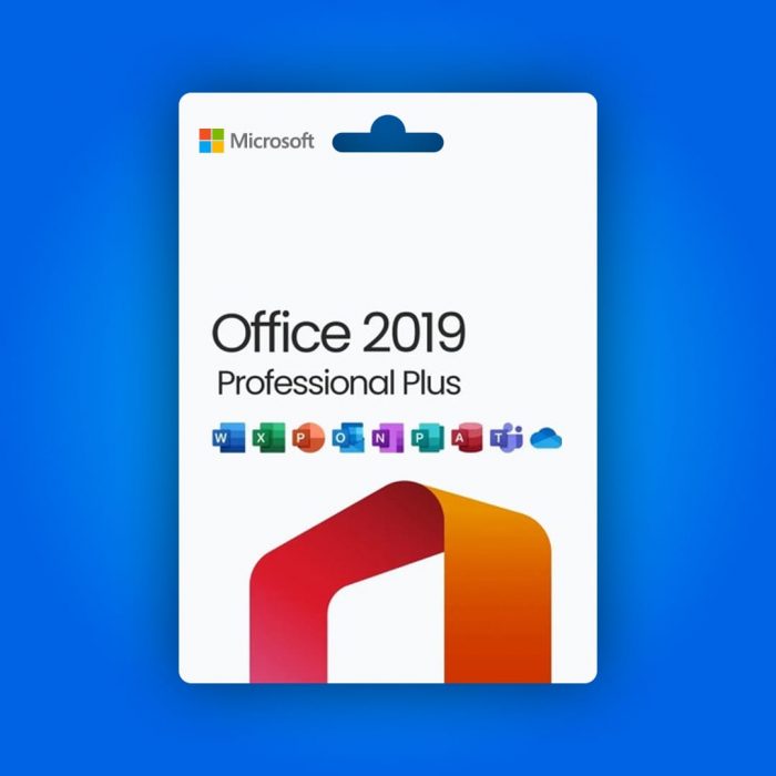 Microsoft Office 2019 Professional Plus Lisans Anahtarı