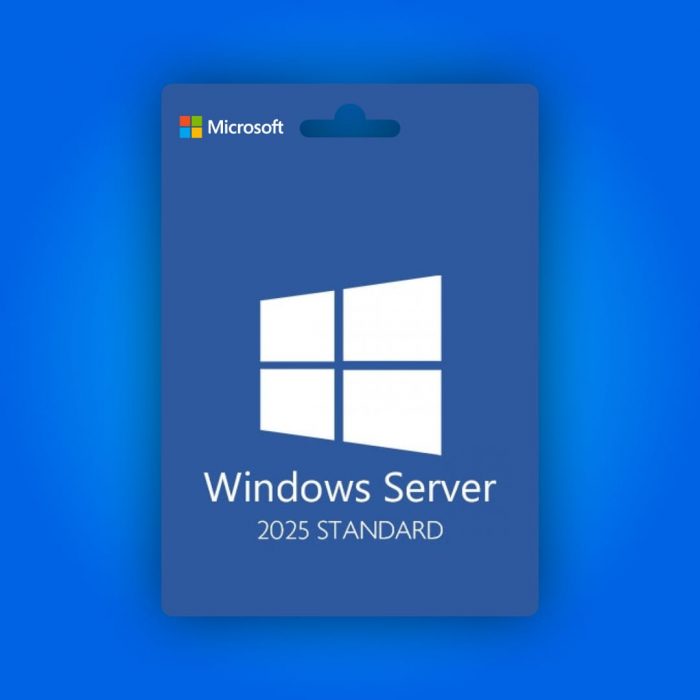 Windows Server 2025 Standart Lisans Anahtarı